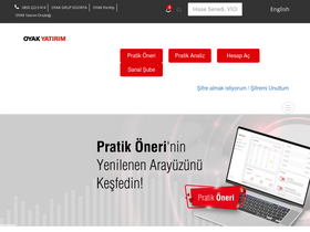 'oyakyatirim.com.tr' screenshot
