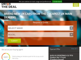 'drivethedeal.com' screenshot
