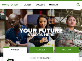 'myfuture.com' screenshot