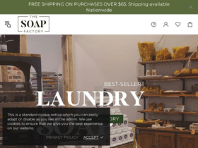 thesoapfactory.life homepage screenshot