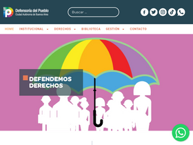 'dpoe.defensoria.org.ar' screenshot