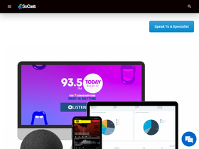 'socastsrm.com' screenshot