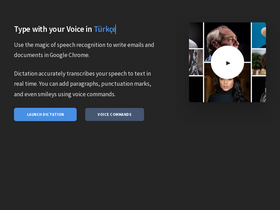 'dictation.io' screenshot