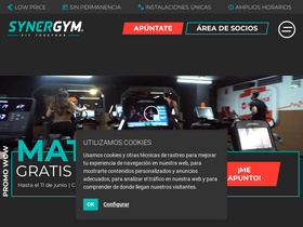 'synergym.es' screenshot