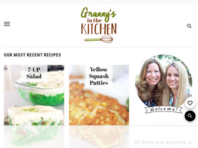 'grannysinthekitchen.com' screenshot