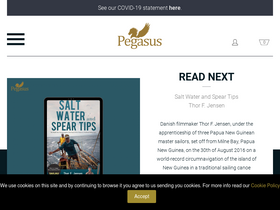 'pegasuspublishers.com' screenshot