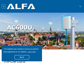 'alfa.com.tw' screenshot