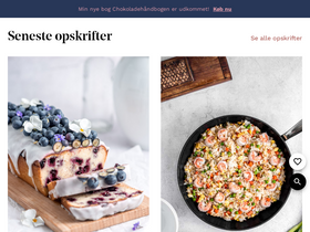 'bageglad.dk' screenshot