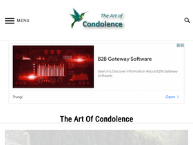 'condolencemessages.com' screenshot