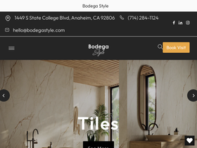 bodegastyle.com homepage screenshot
