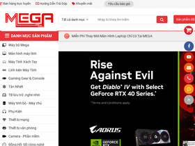 'mega.com.vn' screenshot