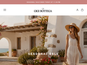 Gigibottega homepage screenshot