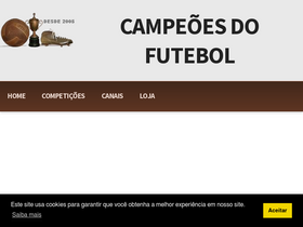 'campeoesdofutebol.com.br' screenshot