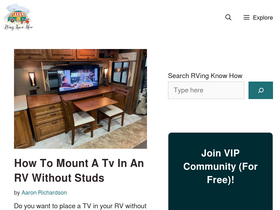 'rvingknowhow.com' screenshot