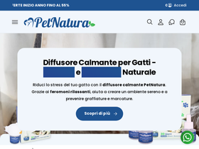 PetNatura homepage screenshot