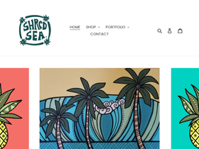 shredsea.com homepage screenshot