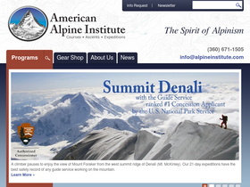 'alpineinstitute.com' screenshot