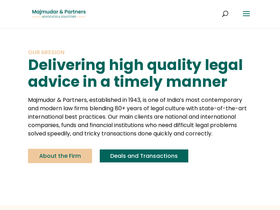 'majmudarindia.com' screenshot