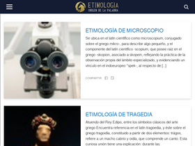 'etimologia.com' screenshot