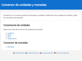 'convierto.com' screenshot