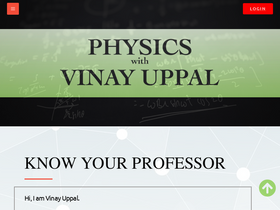 'vinayuppal.com' screenshot