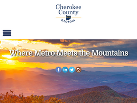 'cherokeega.com' screenshot