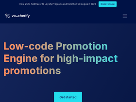 'voucherify.io' screenshot