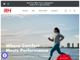 runnershighlb.com homepage screenshot