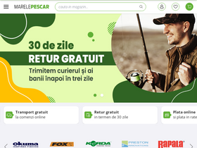 'marelepescar.ro' screenshot