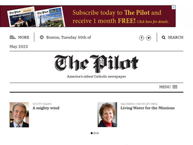 'thebostonpilot.com' screenshot