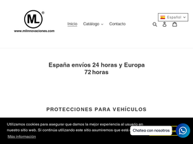 mlinnovaciones.es homepage screenshot