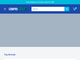 Compro System website screenshot