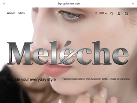 Meleche homepage screenshot