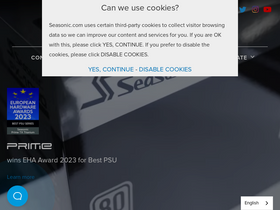 'seasonic.com' screenshot