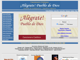 'obispadogchu.org.ar' screenshot