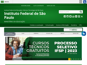 'ifsp.edu.br' screenshot
