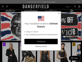 'dangerfield.com.au' screenshot