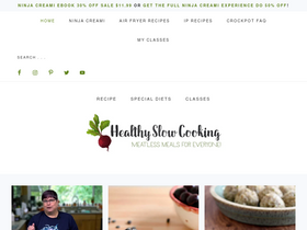'healthyslowcooking.com' screenshot