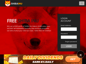'freeshibainu.com' screenshot