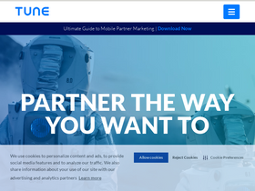 'tune.com' screenshot
