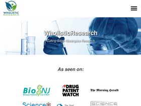 'wholisticresearch.com' screenshot