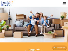 'kumlabostader.se' screenshot