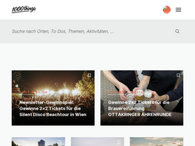 '1000things.at' screenshot