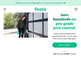 'pestie.com' screenshot
