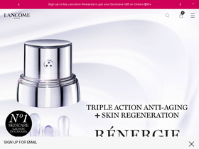 'lancome.ca' screenshot