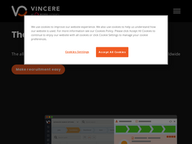'vincere.io' screenshot