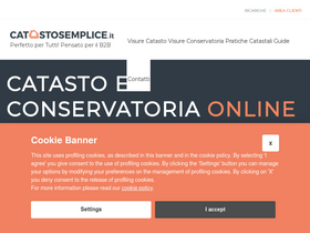 'catastosemplice.it' screenshot
