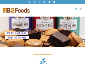'pb2foods.com' screenshot