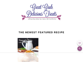'greatgrubdelicioustreats.com' screenshot