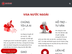 'visanuocngoai.vn' screenshot